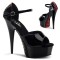 Delight-660Fh - Black-Red Patent/Black