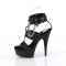 Delight-661 - Black Faux Leather Matte