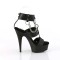 Delight-661 - Black Faux Leather Matte
