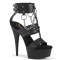 Delight-661 - Black Faux Leather Matte