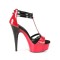 Delight-663 - Red Black Patent