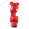 Delight-668 - Red Satin/Red