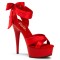 Delight-668 - Red Satin/Red