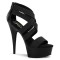 Delight-669 - Black Elasticated Band/Black