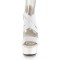 Delight-669 - White Faux Leather  