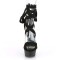 Delight-671 - Black Faux Suede Matte  