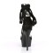 Delight-671 - Black Faux Suede Matte  