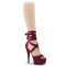 Delight-679 - Burgundy Faux Suede Matte  