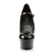 Delight-687Fh - Black-Red Patent/Black