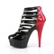 Delight-695 - Black Red Pat  