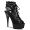 Delight-696Lc - Black Mesh-Lace/Black