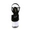 Discolite-709 - Black Pat White Glow  