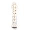 DIVINE-1050 - Ivory Faux Leather Satin Lace