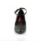 Divine-431 - Black Faux Leather  