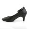 Divine-431 - Black Faux Leather  