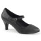 DIVINE-440 - Black Faux Leather