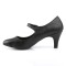 DIVINE-440 - Black Faux Leather