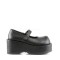 Dollie-01 - Black Vegan Leather  