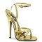 Domina-108 - Gold Metallic Pu  
