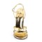 Domina-108 - Gold Metallic Pu  