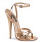 Domina-108 - Rose Gold Metallic PU  