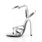 Domina-108 - Silver Metallic Pu  