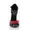 Domina-412 - Black Red  Patent