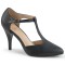 Dream-425 - Black Faux Leather  