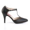 Dream-425 - Black Faux Leather  