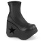 Dynamite-100 - Black Stretch Vegan Leather