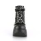 Dynamite-101 - Black Vegan Leather Suede  