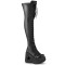 Dynamite-300-1 - Star Black Stretch Vegan Leather