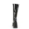 Dynamite-218 - Black Pat Multi Glitter