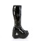 Dynamite-218 - Black Pat Multi Glitter