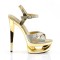 Eclipse-619G - Gold Multi Glitter/Gold Chrome