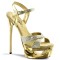 Eclipse-619G - Gold Multi Glitter/Gold Chrome