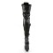 ELECTRA-3028 - Black Stretch Pu Black Matte