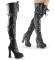ELECTRA-3028 - Black Stretch Pu Black Matte