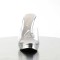 Fabulicious Elegant-401 - Clear Silver Chrome