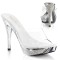 Fabulicious Elegant-401 - Clear Silver Chrome