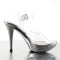 Fabulicious ELEGANT-408 - Clear Silver Chrome