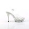 Elegant-408ABRS - Clear Patent with Rhinestones