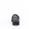 Emily-07 - Black Vegan Leather Hologram Pat