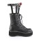 Emily-355 - Black Vegan Leather  