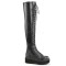 EMILY-375 - Black  Vegan Leather