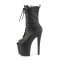 Enchant-1041 - Black Faux Leather Matte