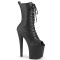 Enchant-1041 - Black Faux Leather Matte