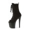 Enchant-1041FS - Black Faux Suede Matte