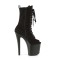 Enchant-1041FS - Black Faux Suede Matte