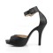 EVE-02 - Black Faux Leather